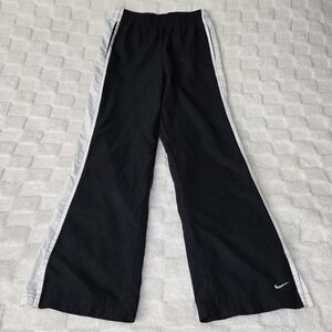 Vintage NIKE Track Pants Black & White Size Small EUC